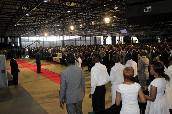 Bushiri telling worshipers on his prophecy on rugby