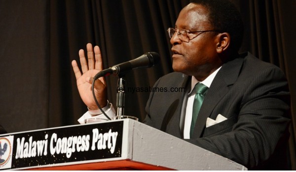 Chakwera:  Msowoya is a man of integrity