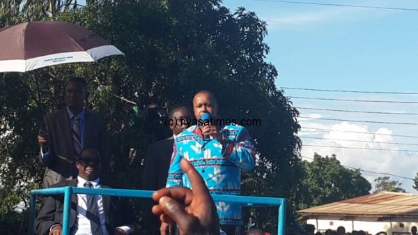 Chilima:  DPP government to start implementing pledges