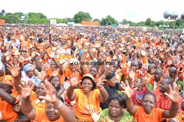 People, people, people: Orange sea at Masintha ground for JB's rally