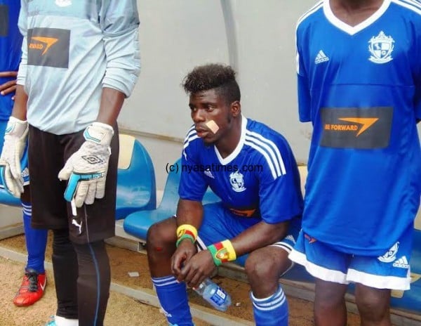 Cameroon player for Wanderers injured.- Photo by Jeromy Kadewere
