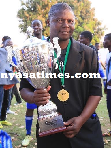 Carlsberg Cup back in coach Elia Kananji's hands...Photo Jeromy Kadewere