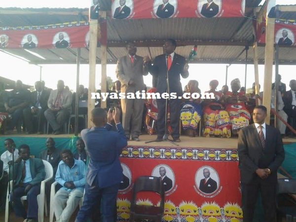 Chakwera campaigns in Mchinji