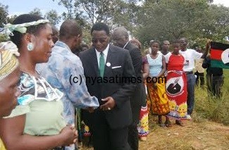 Chakwera condoling families of the July 20 victims 