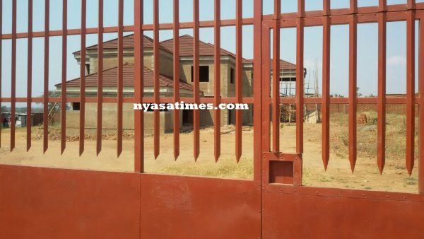 Chakwera mansion under construction