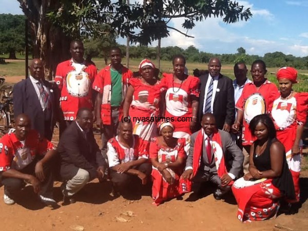 Chewa Heritage in geoup photo after the donation