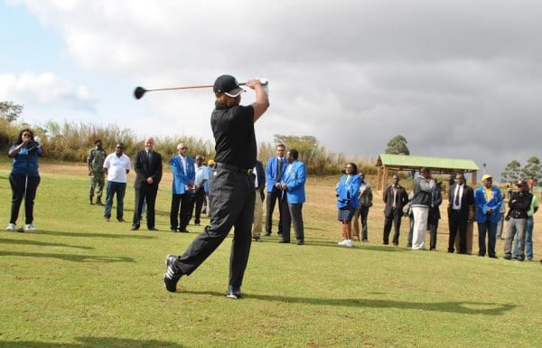 Chilima tees off