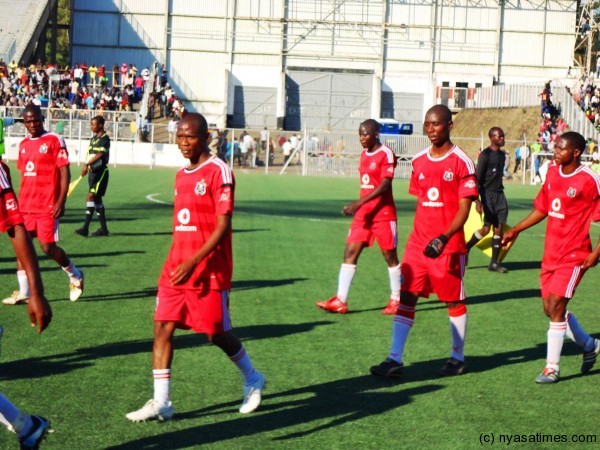 Dejected: Chiradzulu players after the game...Photo Jeromy Kadewere