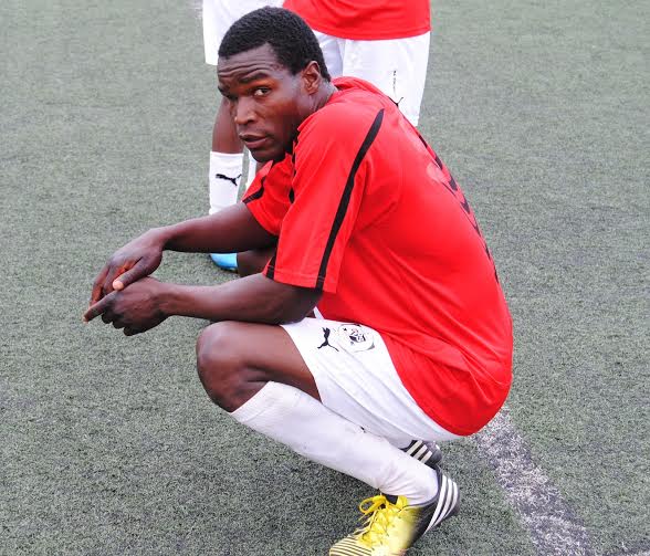Chisomo Gillion dejected after the last whislte...Photo Jeromy Kadewere