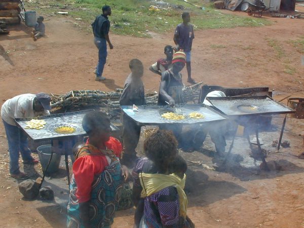 Chiwaya chicken and chips fried in transformer oil