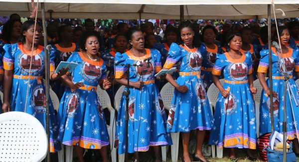 Choir members ...Photo Jeromy Kadewere