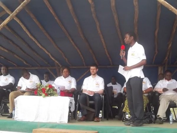 Chokotho speaking at the event