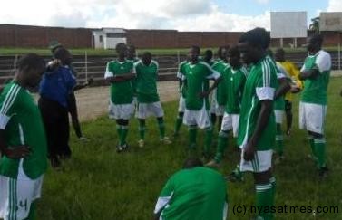 Mzuni FC players git baptism of fire