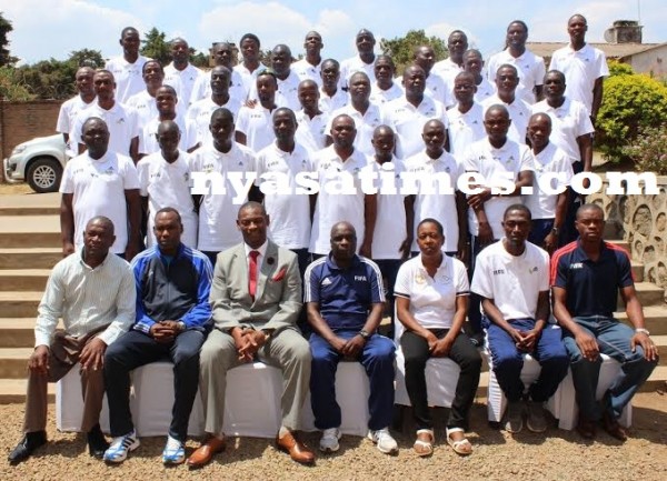 Coaches training, group photo by Jeromy Kadewere