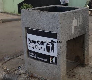 Stop littering, use these bins