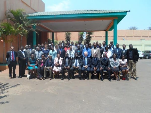 Conference delegates in a group photo