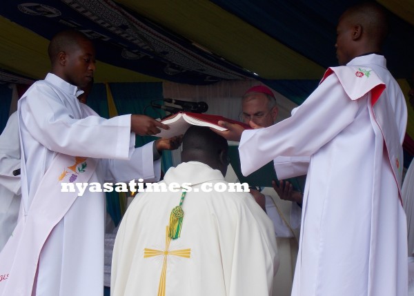 Consecration in progress...Photo Jeromy Kadewere