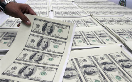 Counterfeit American Dollars