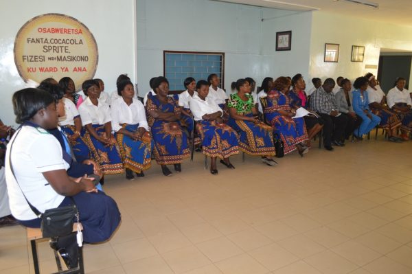 Cross section of State House women and Kamuzu Central Hospital Staff (C) Stanley Makuti