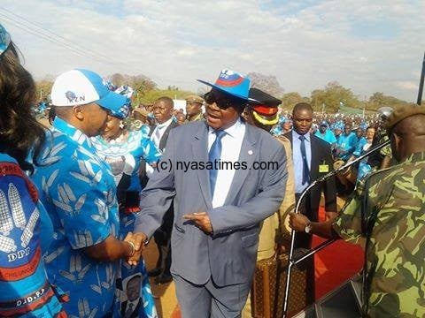 President Mutharika and vice president Saulos Chilima: Remaking the DPP
