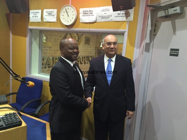 Deputy High Commissioner with MP Keith Vaz of Leicester east