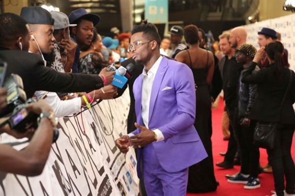 Diamond seen on the red carpet at the 2015 MTV Africa Music Awards. (Anesh Debiky, Galllo Images)