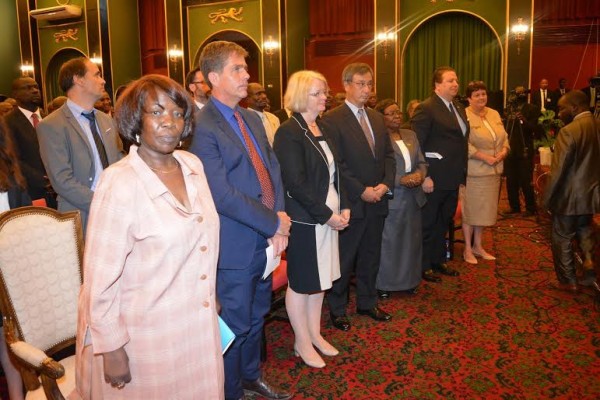 Diplomats at the event
