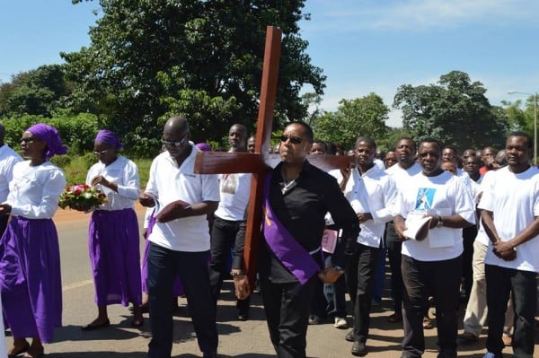 Dr Chilima at way of the cross