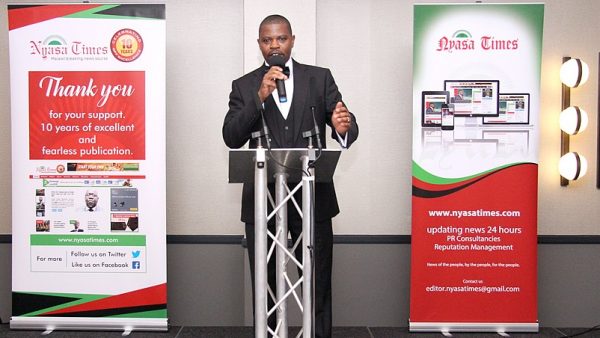 Nyasa Times managing director Edgar Chibaka: Announced Nyasa TV project