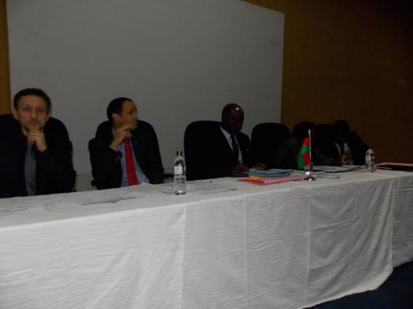 EU Ambassador to Malawi Marchel Gerrmann (2nd Left)