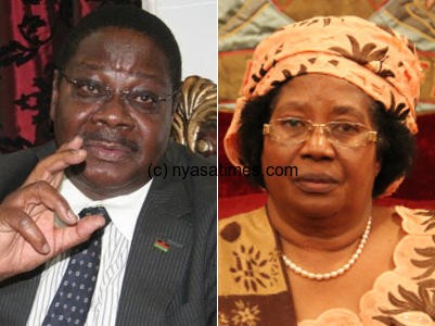 Peter Mutharika and Joyce Banda