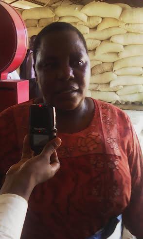 Eliza Ngwira who is the marketing officer for Karonga main ADMARC depot