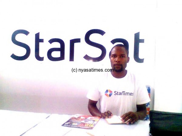 Emmanuel Mpinganjira, marketing manager for StarSat.