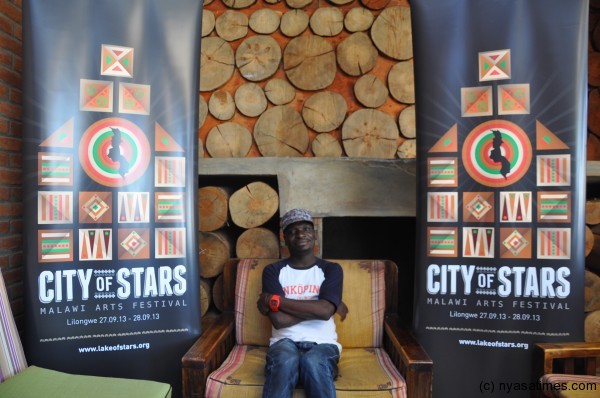 Esau Mwamwaya of The Very Best at The Living Room Cafe for the City of Stars Artists Forum _ Patrick Garety