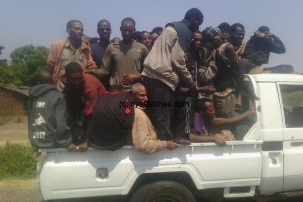 Ethiopains captured for illegal entry in Malawi