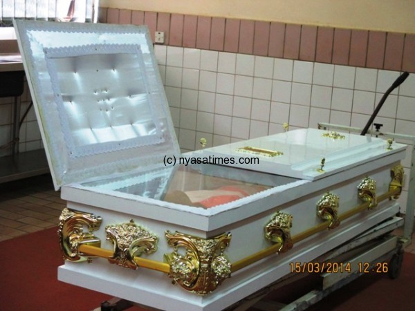 Faith's casket 