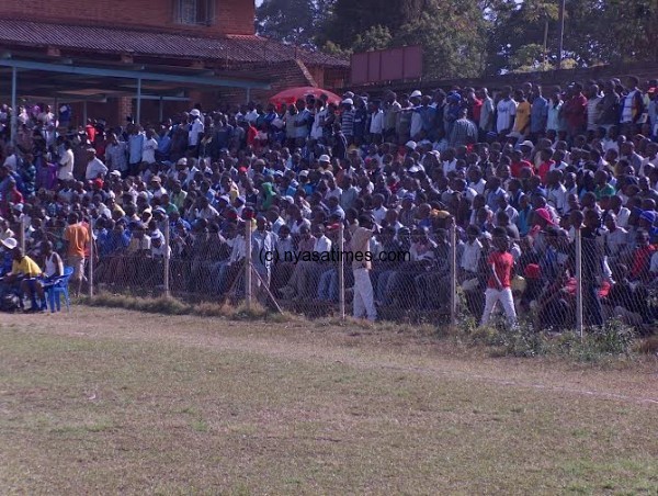 Fans want games to remain at Zomba Community ground
