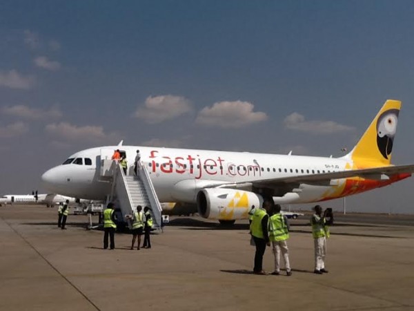 Fast Jet lands at Kamuzu International Airport in Lilongwe
