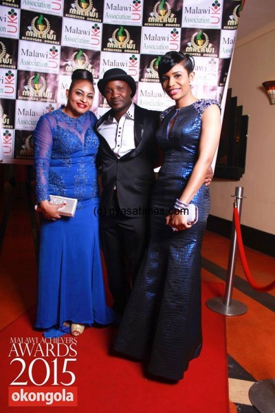 Project director Felix Banda and his wife (right) with 'Abiti Khologeti '(left)