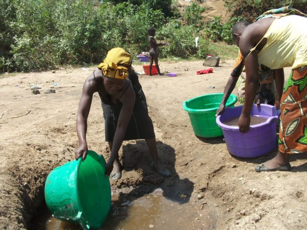 Fetching water and similar menial jobs are all that Gift and her fellow women live by in the face of climate change and little harvests