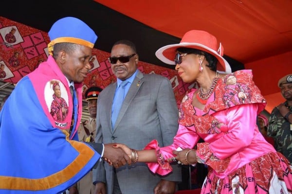 First Lady congratulates senior chief  Ngongoliwa