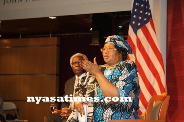 Former president of Malawi Joyce Banda defends her presidential record