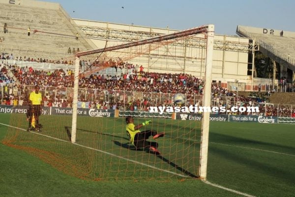 Foster Namwera scores an important penalty...Photo Jeromy Kadewere