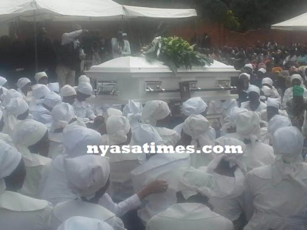 Funeral of Atupele's grand mum