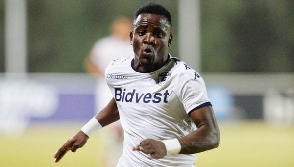 Gabadinho Mhango of Wits during the Absa Premiership match between Bidvest Wits and Kaizer Chiefs at Bidvest Stadium on August 23, 2016 in Johannesburg, South Africa. (Photo by Lefty Shivambu/Gallo Images)
