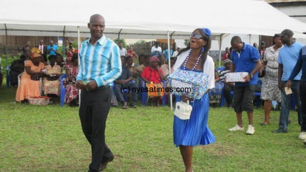 Wanderers chairman George  Chamangwana came to give support-.Pic by Jeromy Kadewere, Nyasa Times