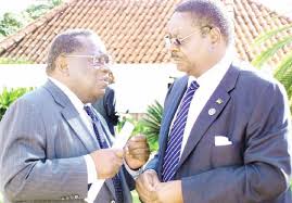 Gondwe with President Peter Mutharika: A zero-aid budget again