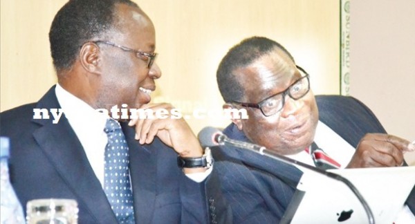 Goodall Gondwe and RBM governor Charles Chuka: No borrowing