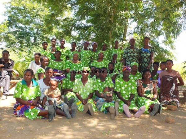 Group of women beneficiaries