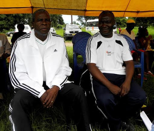  AAM President Godfrey Phiri (right) 